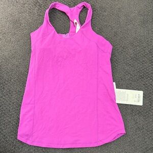 Lululemon Inner strength tank top BNWT sz 8 violicious purple